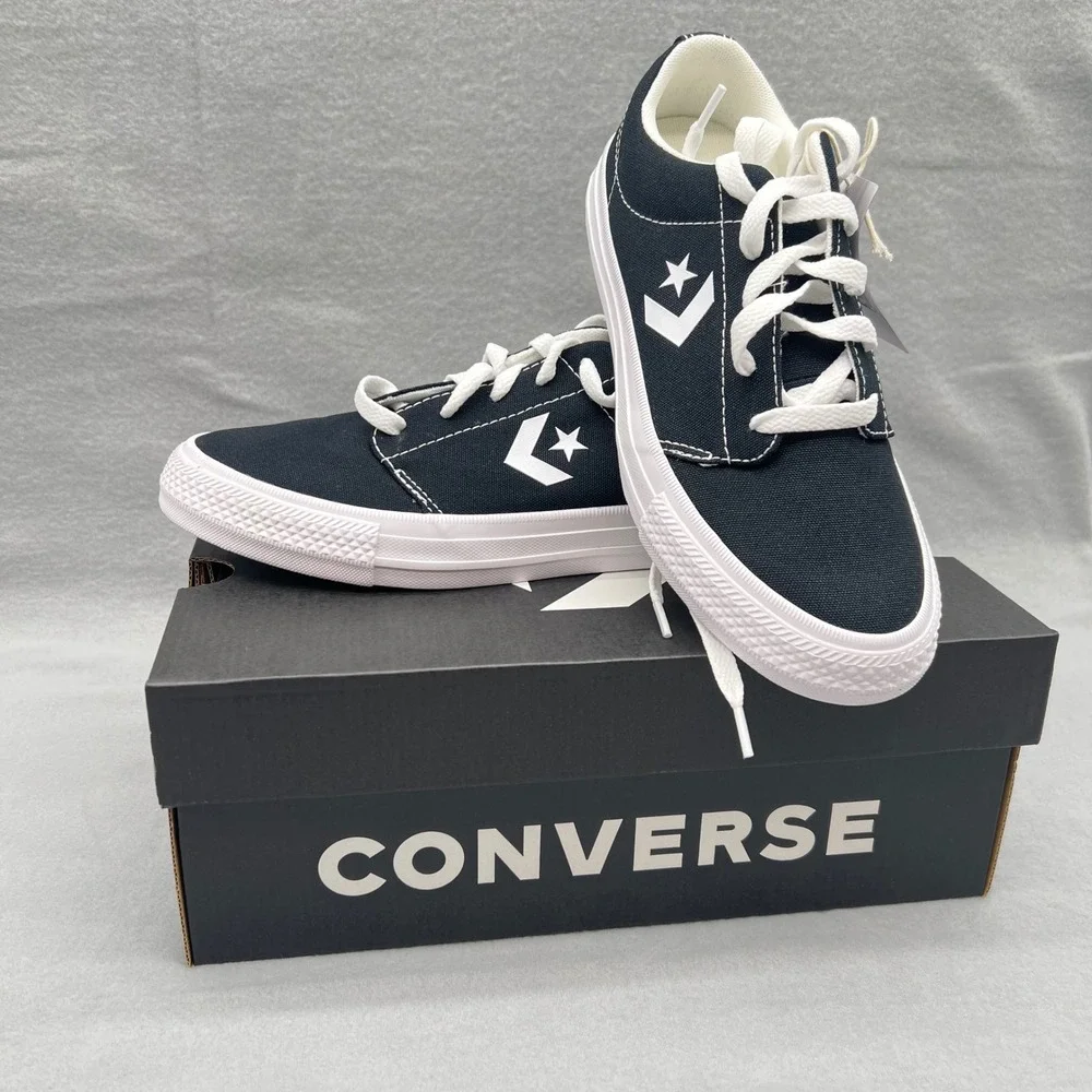 Converse Day One Classic Ox Black White Canvas Sneakers A15625C M 4 W 5.5